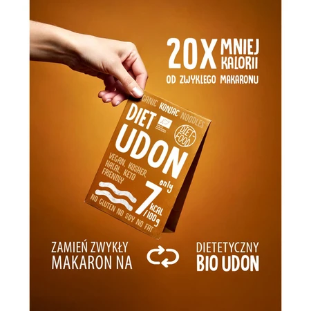 Diet-Food Konjac Diet Udon, shirataki noodles, konjac, Bio, 300 g