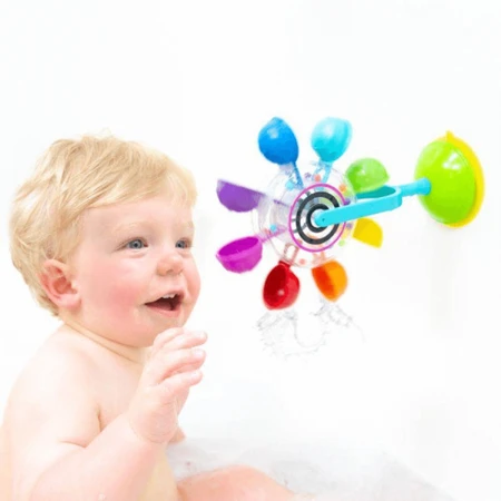 Sassy, juguete de baño, cascada giratoria, a partir de 12 meses, 1 pieza