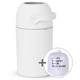 Magic Majestic, gebruikte luieremmer, wit, 40 l + zakken, 15 stuks