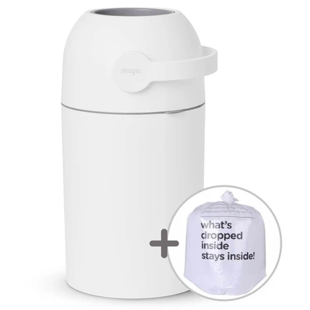 Magic Majestic, gebruikte luieremmer, wit, 40 l + zakken, 15 stuks