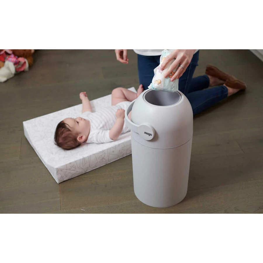 Magic Majestic, gebruikte luieremmer, wit, 40 l + zakken, 15 stuks