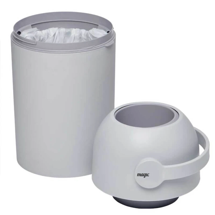 Magic Majestic, gebruikte luieremmer, wit, 40 l + zakken, 15 stuks