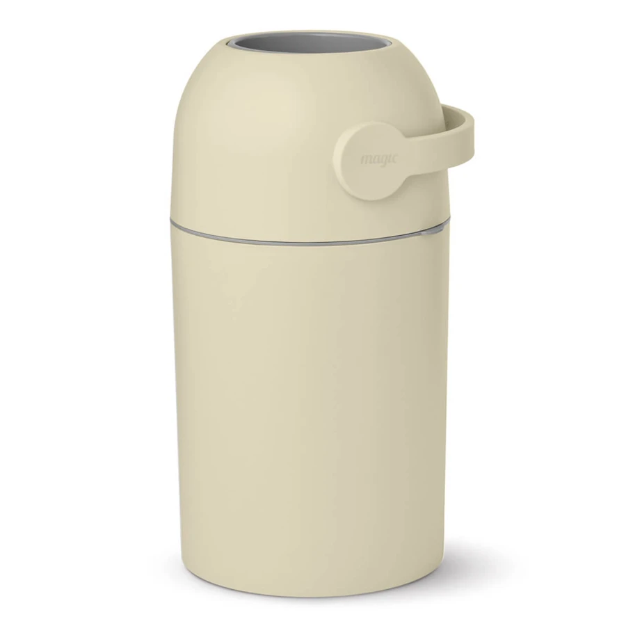 Magic Majestic, Abfalleimer für gebrauchte Windeln, beige, 40 l + Beutel, 15 Stück