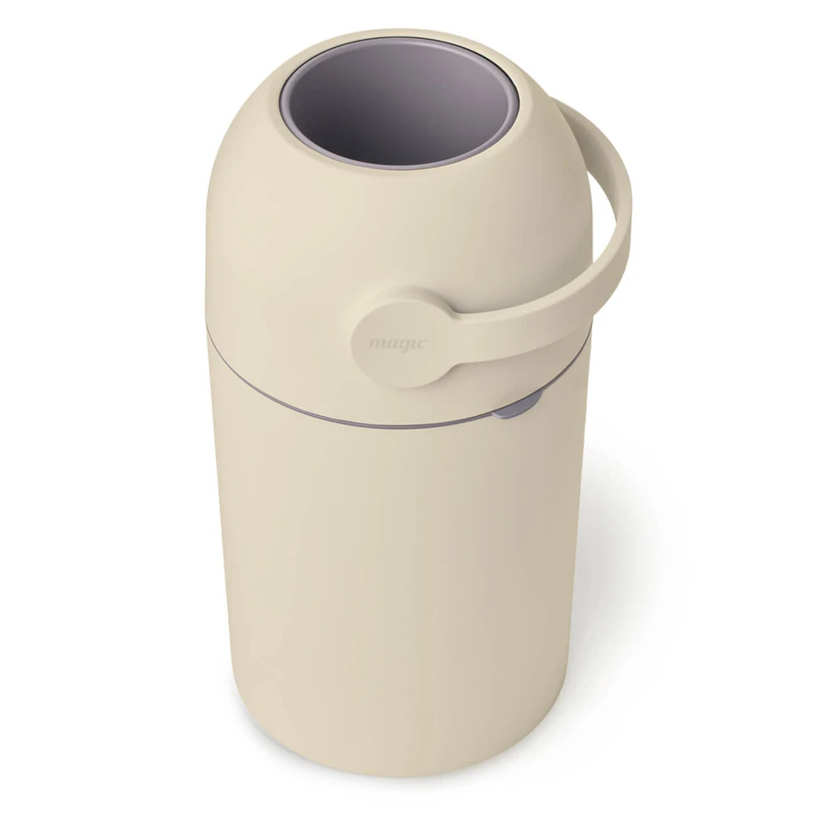 Magic Majestic, Abfalleimer für gebrauchte Windeln, beige, 40 l + Beutel, 15 Stück