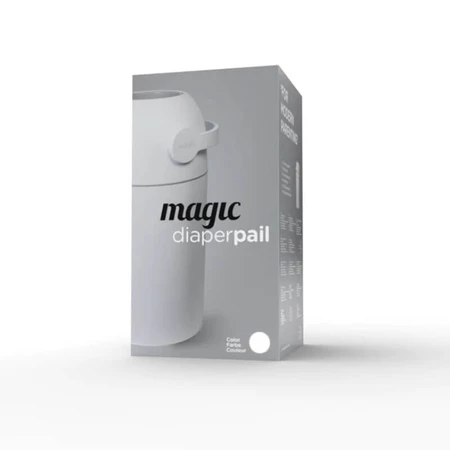 Magic Majestic, Abfalleimer für gebrauchte Windeln, beige, 40 l + Beutel, 15 Stück