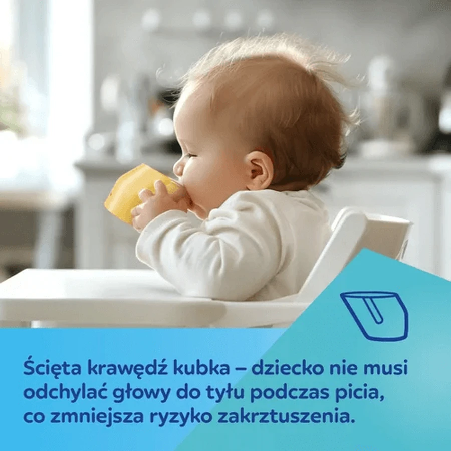 Canpol Babies, cleverer Trinkbecher, offen, türkis, 1 Stück