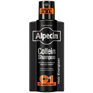 Alpecin C1 Caffeine Black Edition, shampooing stimulant la croissance des cheveux, 375 ml