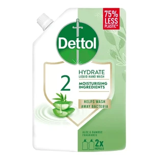 Dettol, vloeibare zeep, aloë en bamboe, navulling, 250 ml