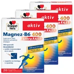 Doppelherz aktiv Magnesium-B6 400 UltraFast set, citrus flavor, 3 x 20 sachets