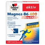 Doppelherz aktiv Magnesium-B6 400 UltraFast set, citrus flavor, 3 x 20 sachets
