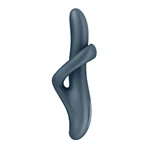 Satisfyer Heat Flex 4, roterende bunny vibrator met verwarmingsfunctie, grijs