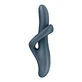 Satisfyer Heat Flex 4, roterende bunny vibrator met verwarmingsfunctie, grijs
