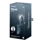 Satisfyer Heat Flex 4, roterende bunny vibrator met verwarmingsfunctie, grijs