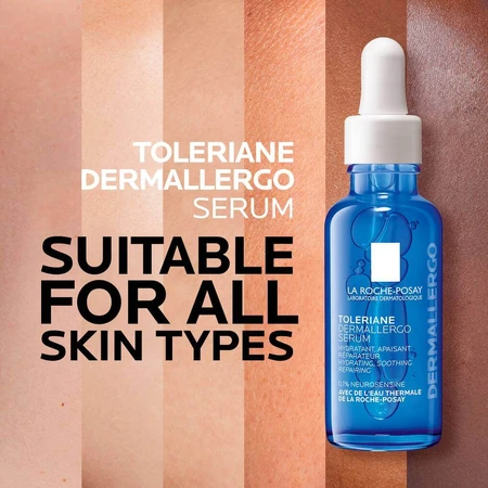 La Roche-Posay Toleriane Ultra Dermallergo, beruhigendes Feuchtigkeitsserum, empfindliche und zu Allergien neigende Haut, 30 ml