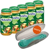 BoboVita Dinner set, vegetables in a dish with veal, after 12 months, 5 x 250 g + Canpol, cutlery set in case, for children, free of charge