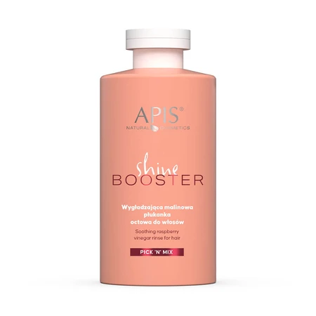 Apis Pick'N'Mix, rinçage lissant au vinaigre de framboise pour les cheveux, 300 ml