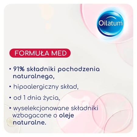Set Oilatum Advanced Formula, emulsión de baño, a partir de 1 día de vida, 2 x 250 ml + crema, piel seca, muy seca, propensa a atopias y alergias, 150 g por 1 céntimo