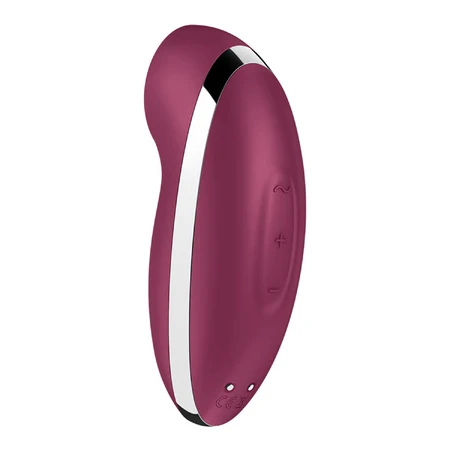 Satisfyer Tap & Climax 2, vibrateur superposé avec fonction de tapotement, rouge