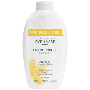 Byphasse Caresse, Duschcreme, Vanille, 600 ml