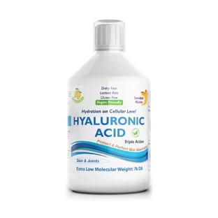 Swedish Nutra Hyaluronic Acid, liquid hyaluronic acid, lemon flavor, 500 ml
