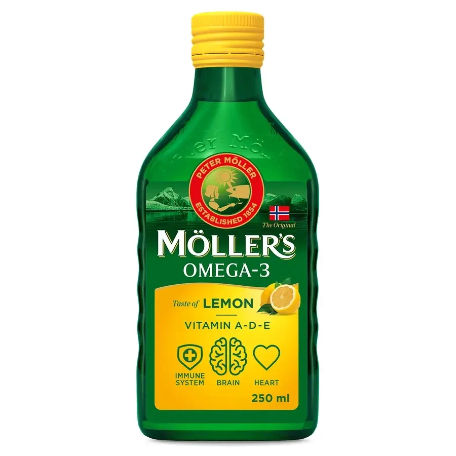 Moller's Norwegian Tran, over 3 years, lemon flavor, 500 ml