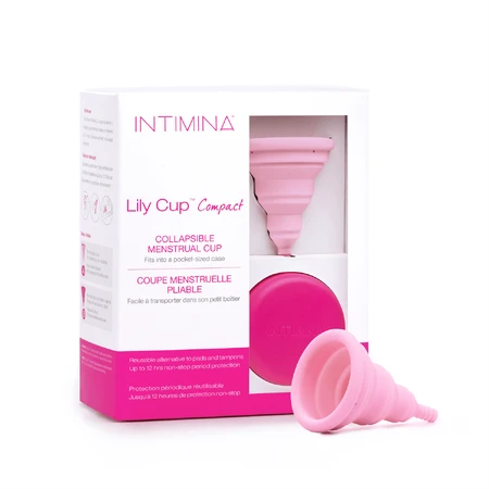 Intimina Lily Cup Compact, collapsible menstrual cup, size A, 1 piece