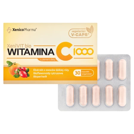 XeniVit Bio Vitamin C 1000, 30 capsules