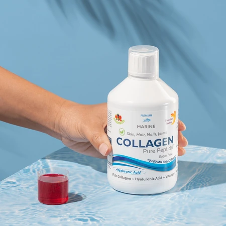 Swedish Nutra Marine Collagen Pure Peptide 10000 mg, berry flavor, 500 ml