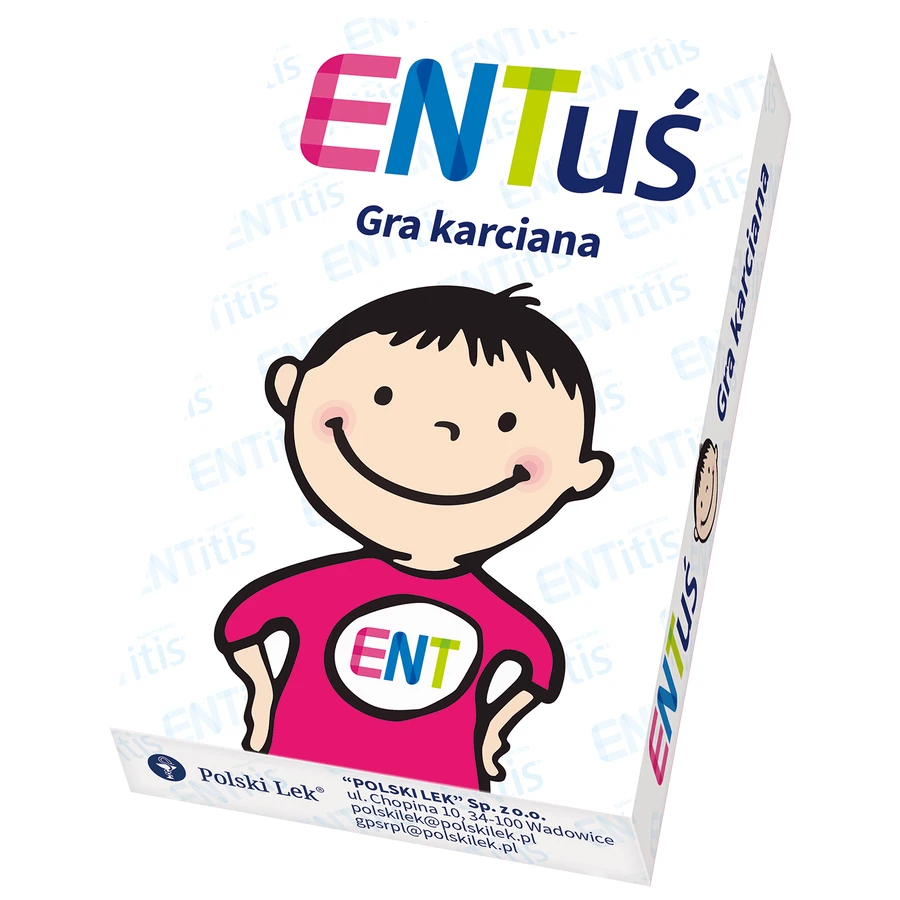 ENTitis set voor kinderen vanaf 3 jaar, aardbeiensmaak, 3 x 30 zuigtabletten + kaartspel