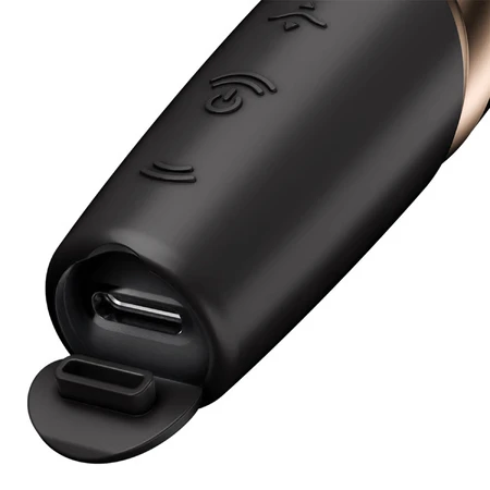 Satisfyer Perfect Kiss, non-contact clitoral massager, black