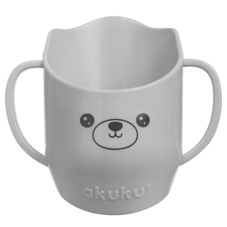 Ackuku, Trinklerntasse, grau, 150 ml