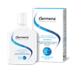 Dermena Haarverzorgingsset, shampoo tegen haaruitval, 200 ml + trichologiescrub, 125 ml + haargroeistimulerend serum, 50 ml gratis