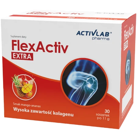 Activlab Pharma FlexActiv Extra, Mango-Ananas-Geschmack, 30 Portionsbeutel