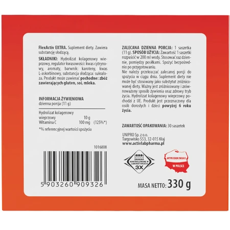 Activlab Pharma FlexActiv Extra, Mango-Ananas-Geschmack, 30 Portionsbeutel