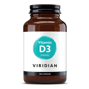 Viridian Vitamine D3 2000 IE, 150 capsules