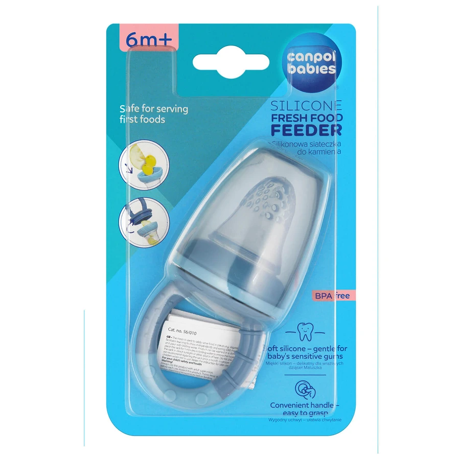 Canpol Babies, silicone nursing mesh, blue, 1 piece
