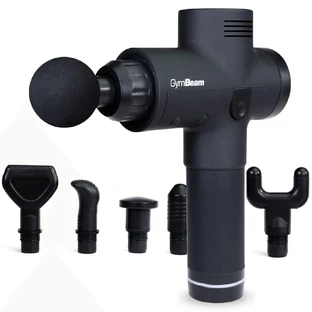 GymBeam VI Negro, pistola de masaje, negro