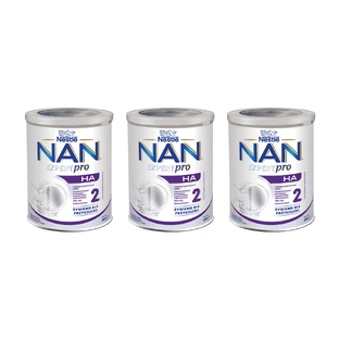 Nestle NAN Expertpro HA 2 set, follow-on milk for infants after 6 months, 3 x 800 g