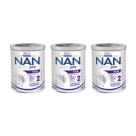 Nestle NAN Expertpro HA 2 set, follow-on milk for infants after 6 months, 3 x 800 g