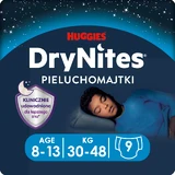 Huggies DryNites, Nachtslips für Jungen, 8 -13 Jahre, 30-48 kg, 9 Stück