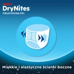 Huggies DryNites, overnight briefs for boys, 8 -13 years, 30-48 kg, 9 pieces