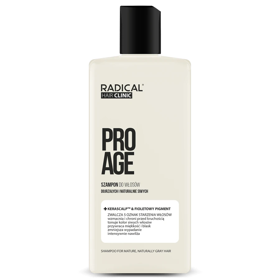 Radical Hair Clinic Pro Age, shampoo voor rijp en natuurlijk grijs haar, 300 ml