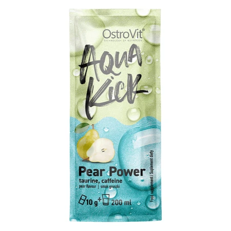OstroVit Aqua Kick Pear Power, powder, pear flavor, 24 x 10 g