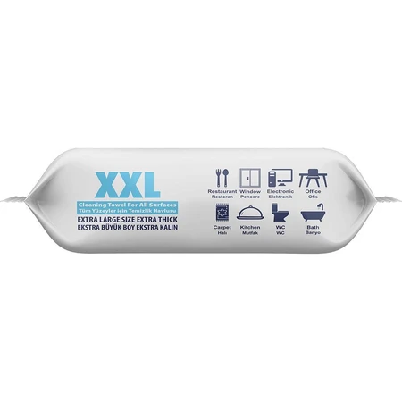 Fresh Days, feuchte Reinigungstücher XXL, 100 Stück