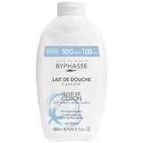 Byphasse Caresse, shower cream, cotton flower, 600 ml