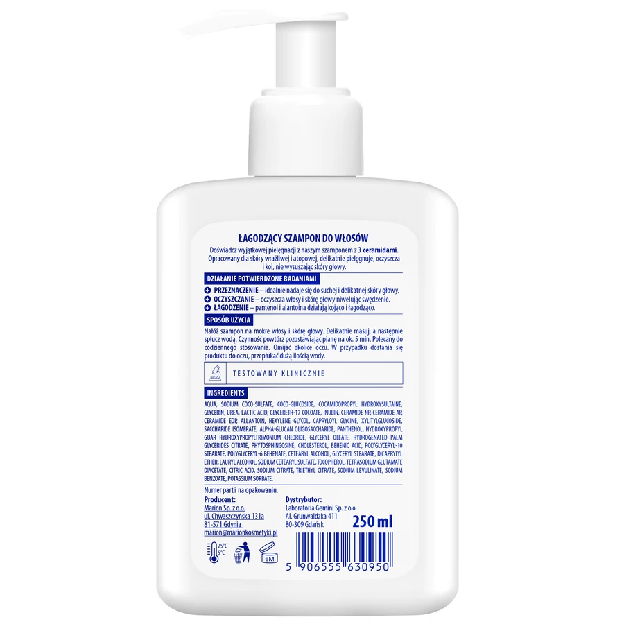 Aptederm Sensitive, shampoo, sensitive and atopic skin, 250 ml