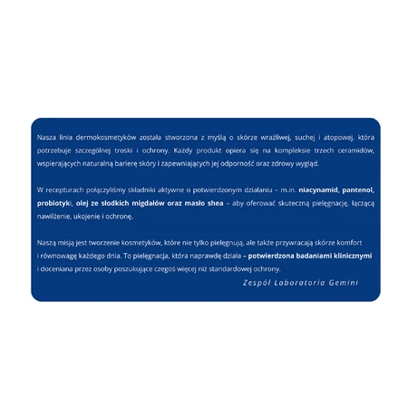 Aptederm Sensitive, shampoo, sensitive and atopic skin, 250 ml