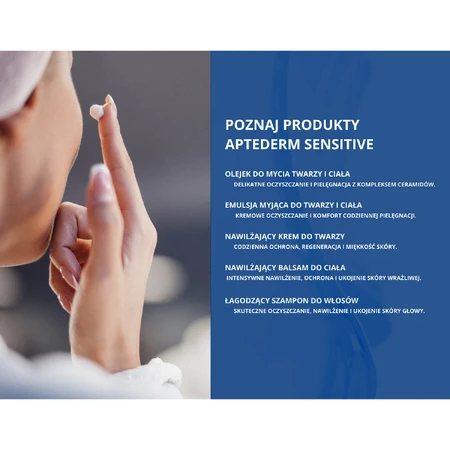 Aptederm Sensitive, shampoo, sensitive and atopic skin, 250 ml