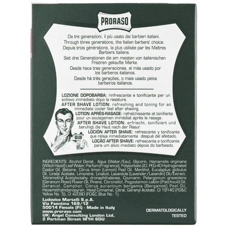 Proraso Resreshing, aftershave, eucalyptus, 100 ml