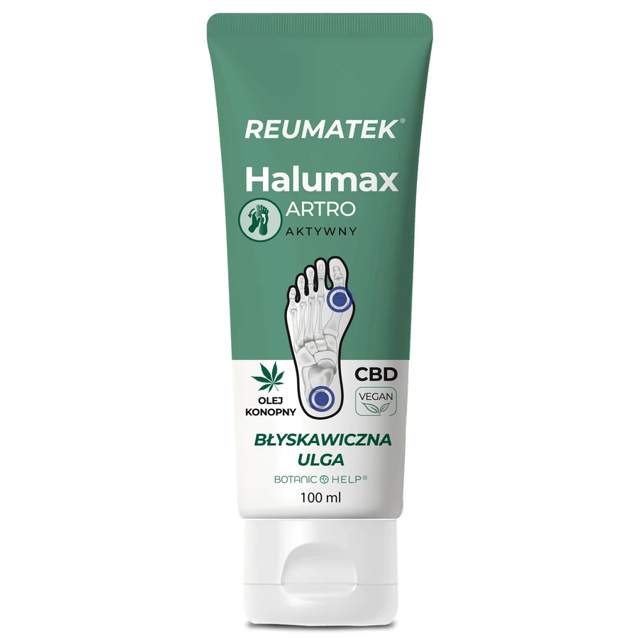 Botanic Help Rheumatek Halumax Artro, pommade pour les pieds, 100 ml